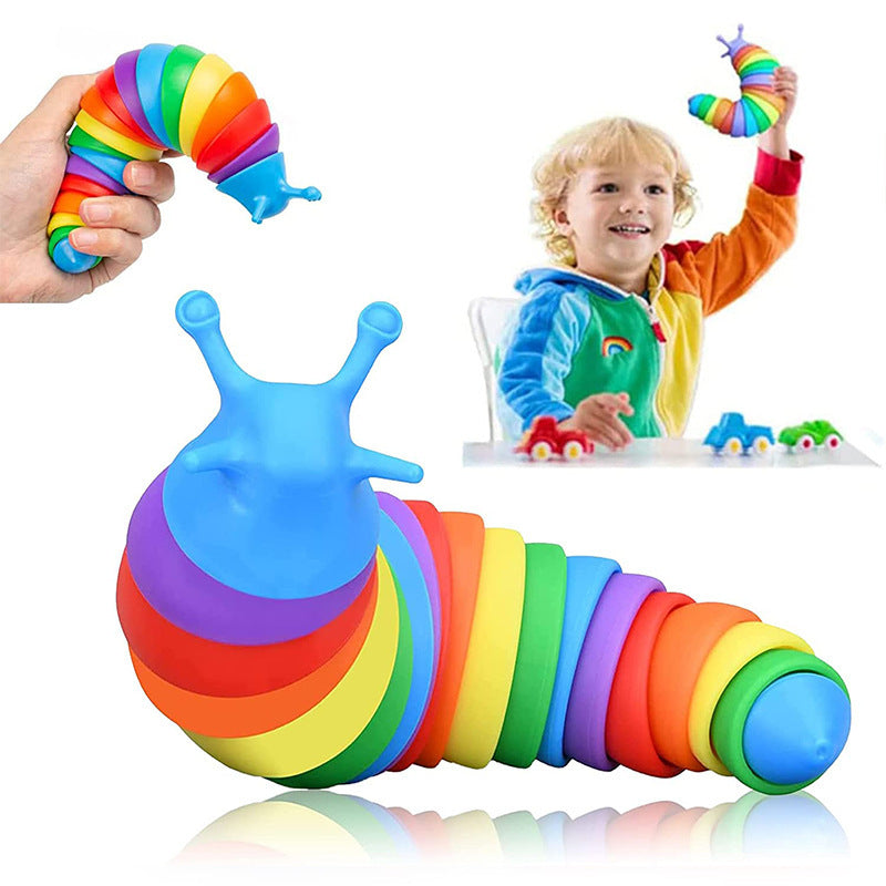 Novo brinquedo Rainbow Caterpillar quebra-cabeça