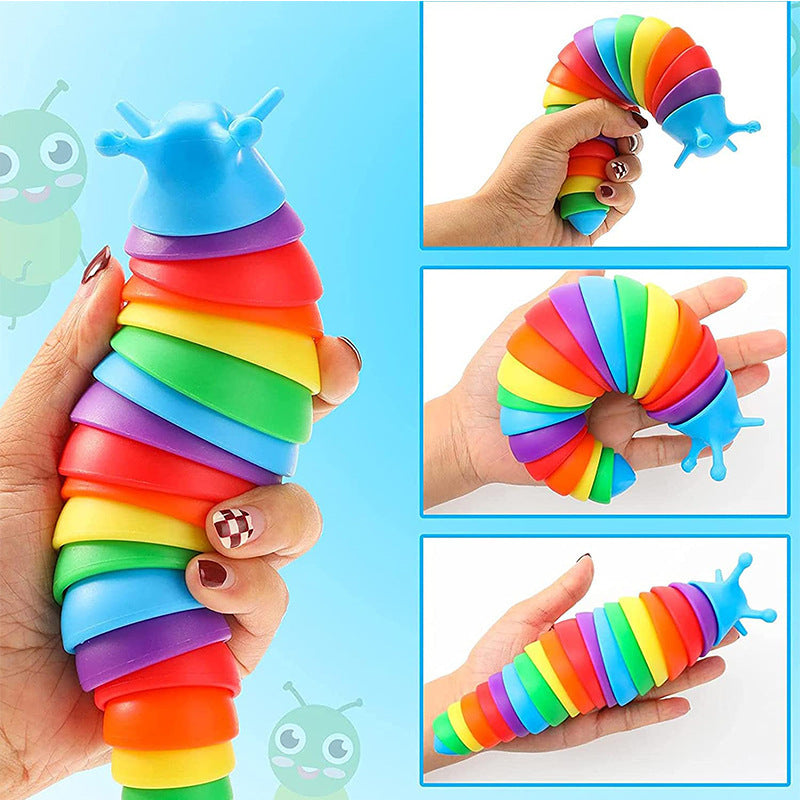 Novo brinquedo Rainbow Caterpillar quebra-cabeça