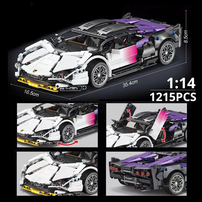 Thecnical Speed Car Luxury Auto Racing 1:14 Lambo