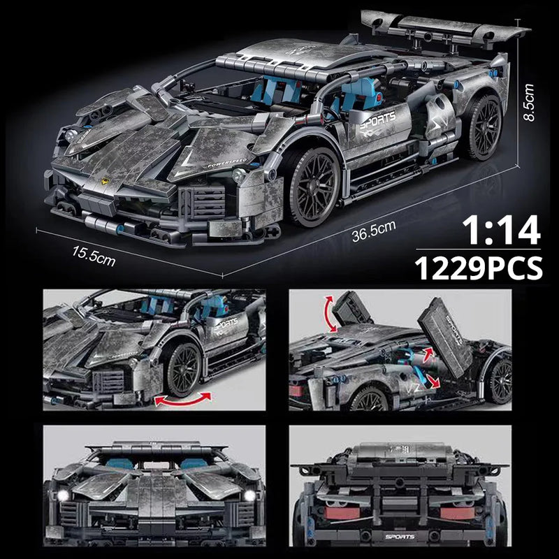 Thecnical Speed Car Luxury Auto Racing 1:14 Lambo