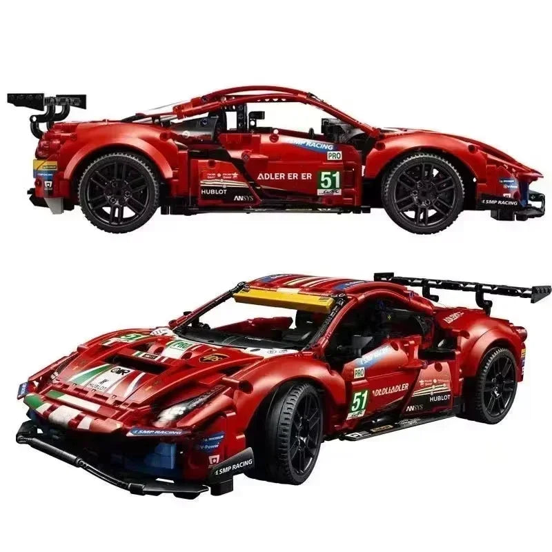 Technical 488 GTE 42125 1684PCS Sports Race Car