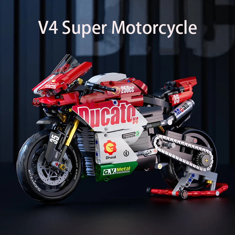 Technic Motorcycle V4 Super Racing Ducati