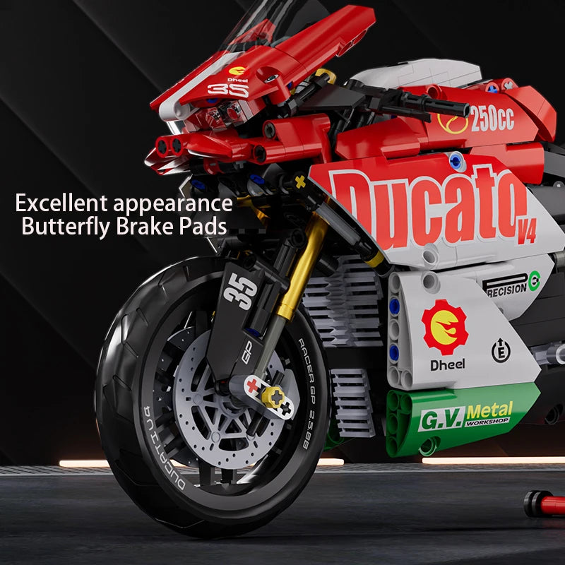 Technic Motorcycle V4 Super Racing Ducati