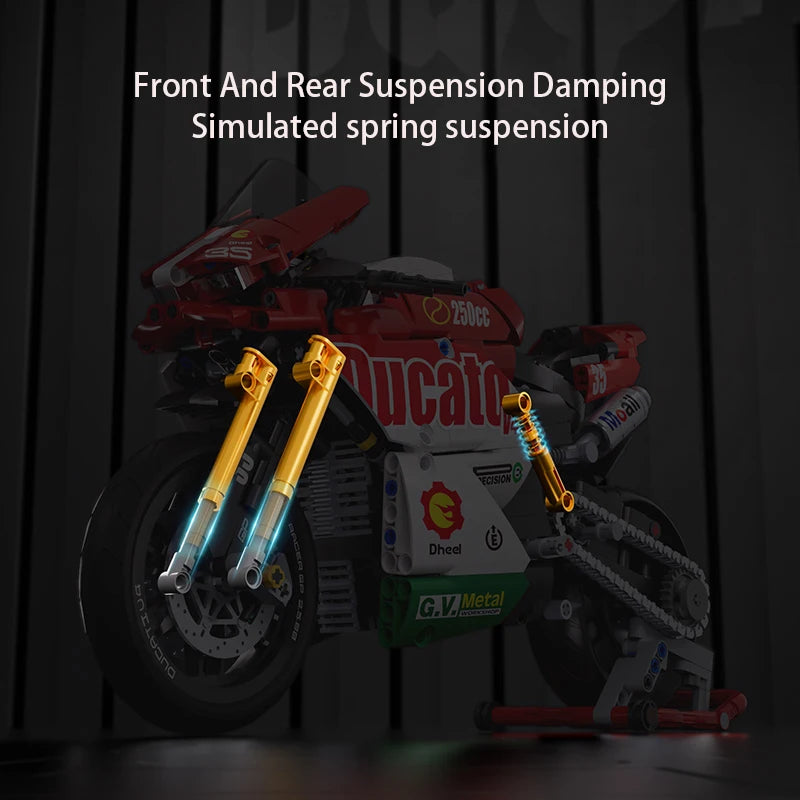 Technic Motorcycle V4 Super Racing Ducati