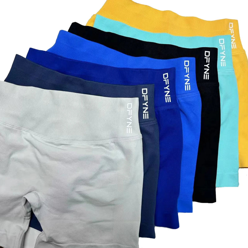 Dfyne Impact Shorts Cintura Baixa Sem Costura