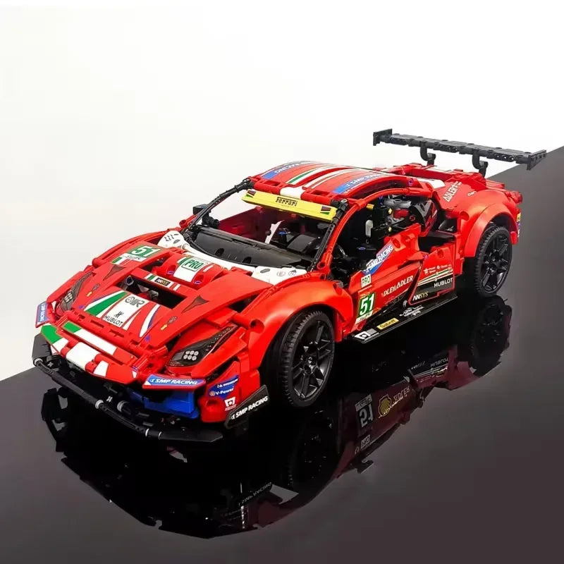 Technical 488 GTE 42125 1684PCS Sports Race Car