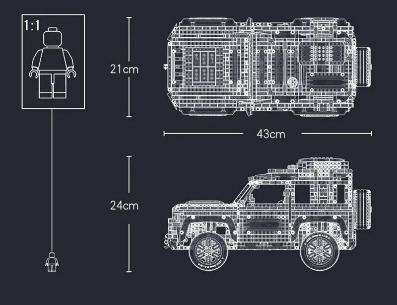 Technical Land Off-Road Defender Sports  42110