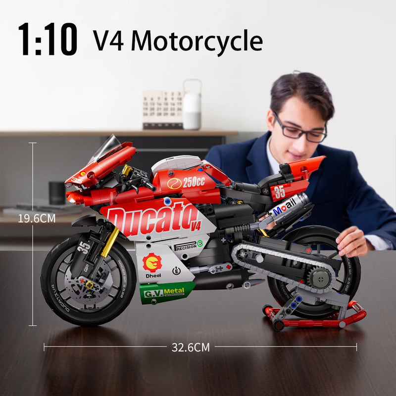 Technic Motorcycle V4 Super Racing Ducati