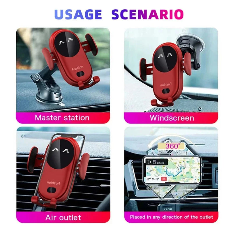 Suporte para telefone de carro Smart Infrared Sensor Air